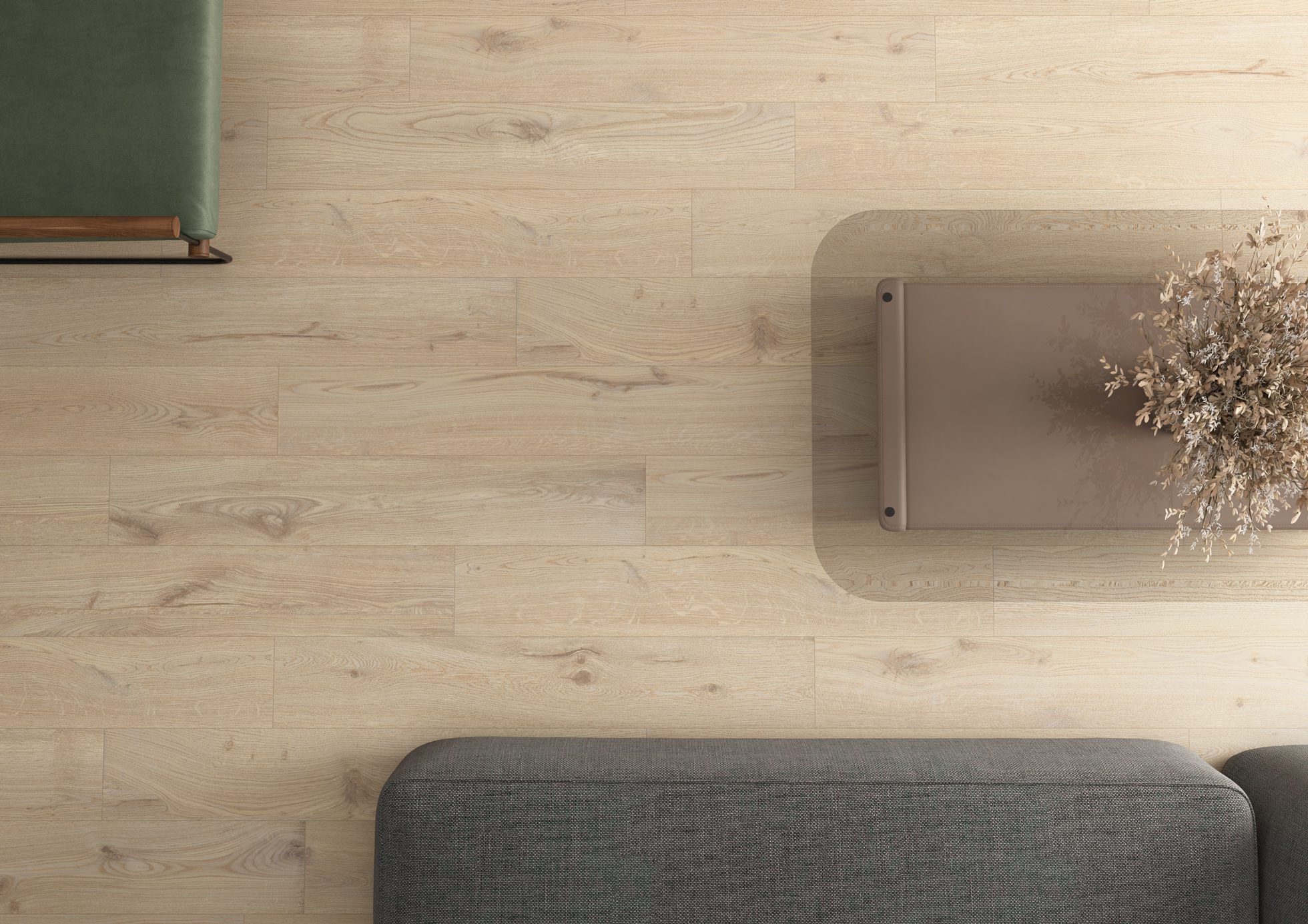 Wood effect matt porcelain floor tile Tau Irati Arce, 20x120 cm, 9 mm, maple, rectified – 2