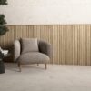 Wood effect porcelain tile Tau Eternal Haya, beech – view 4 Wood effect matt porcelain floor tile Tau Eternal Haya, 25x150 cm, beech, rectified – 4