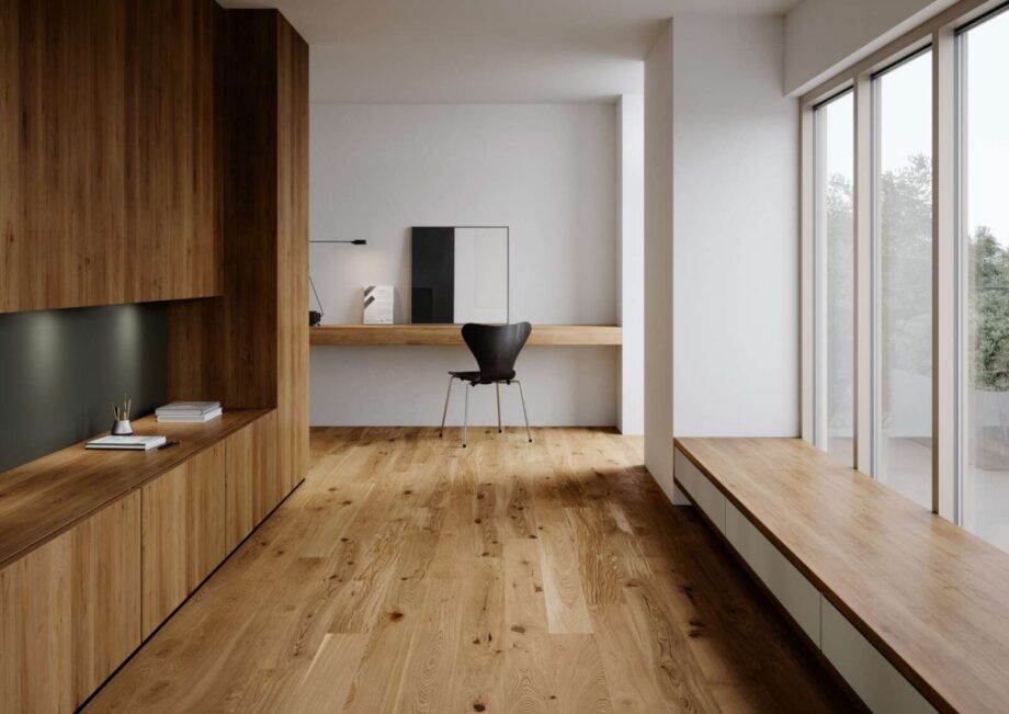 Wooden Flooring Bauwerk Trendpark 1390 Oak Nature 46 matt lacquered brushed – view 3 Wooden Flooring Bauwerk Trendpark 1390 Oak Nature 46 matt lacquered brushed – 3