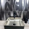 Ceramic wall tile with PVD metallic pattern Dune Flat Savannah Black & Silver, 7.5×30 cm, 8 mm, black & silver – view 3 Ceramic wall tile with PVD metallic pattern Dune Flat Savannah Black & Silver, 7.5x30 cm, 8 mm, black & silver – 3