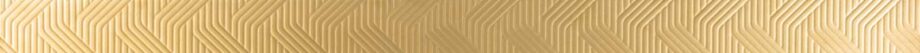 Relief ceramic decorative border Tau Orne Gold, 3x60 cm, gold