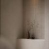 Stone-effect relief ceramic wall tile Tau Lithos Wall Relief Linen, 30×90 cm, 8.7 mm, linen beige, rectified – view 2 Stone-effect relief ceramic wall tile Tau Lithos Wall Relief Linen, 30x90 cm, 8.7 mm, linen beige, rectified – 2