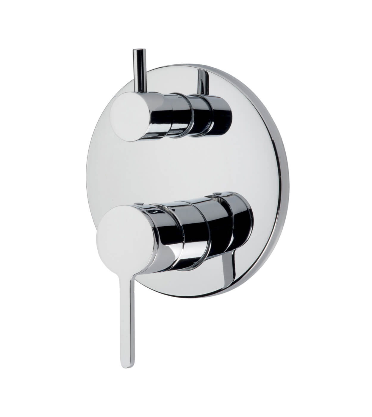Concealed shower mixer Emmevi Filobrass 85019CER, 2 outlets, diverter cartridge