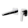 Wall-mounted basin mixer Emmevi Altura 34155, separate rosettes
