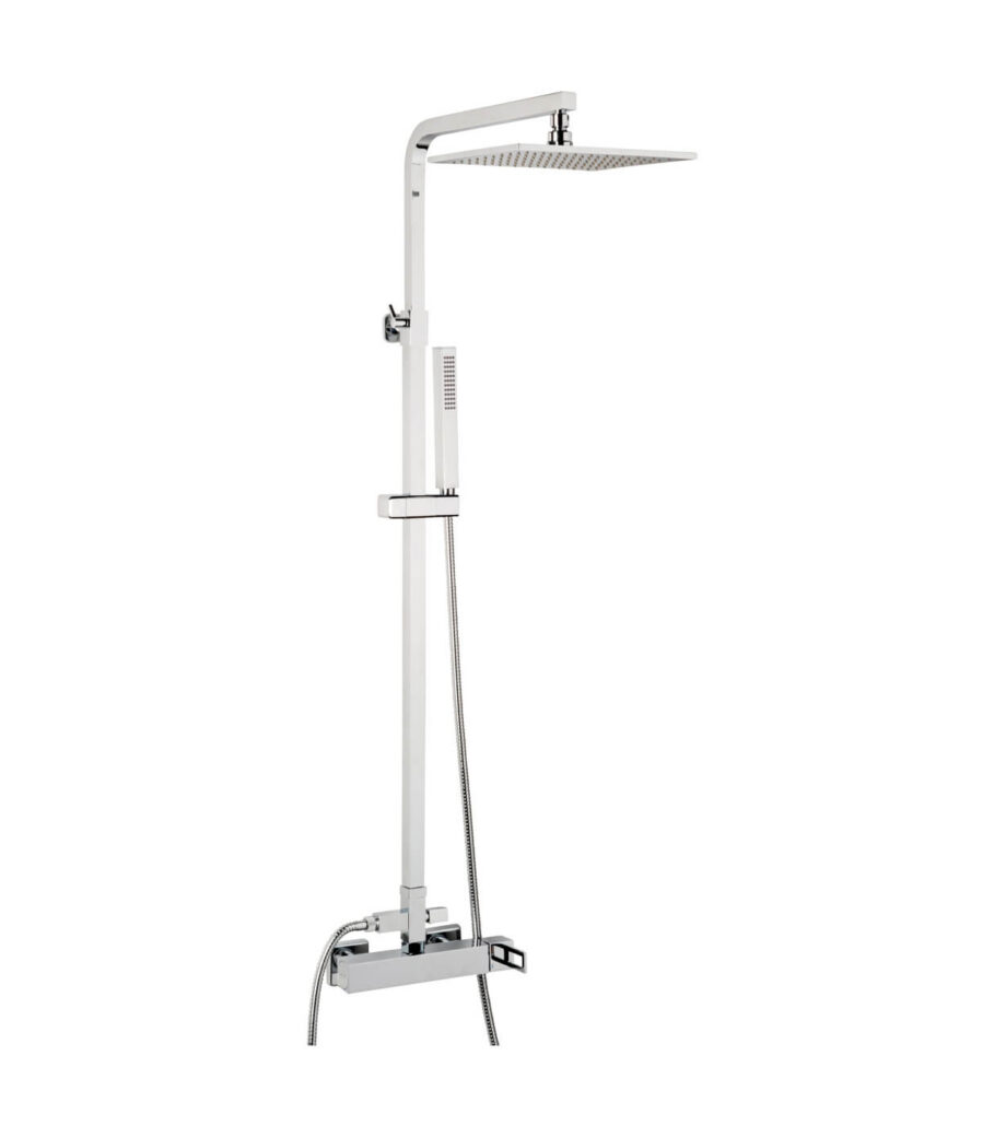 Shower column with mixer Emmevi Gea 2600250, chrome, holed lever Shower column with mixer Emmevi Gea 2600250