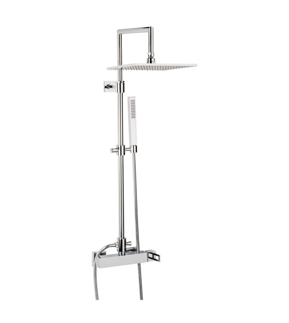 Shower column with mixer Emmevi Gea 2600295, chrome, holed lever Shower column with mixer Emmevi Gea 2600295