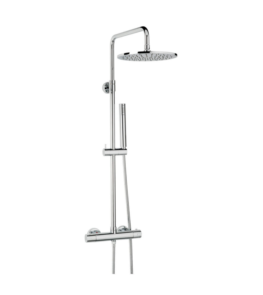 Shower column with thermostatic mixer Emmevi Piper 4530715, chrome Shower column with thermostatic mixer Emmevi Piper 4530715