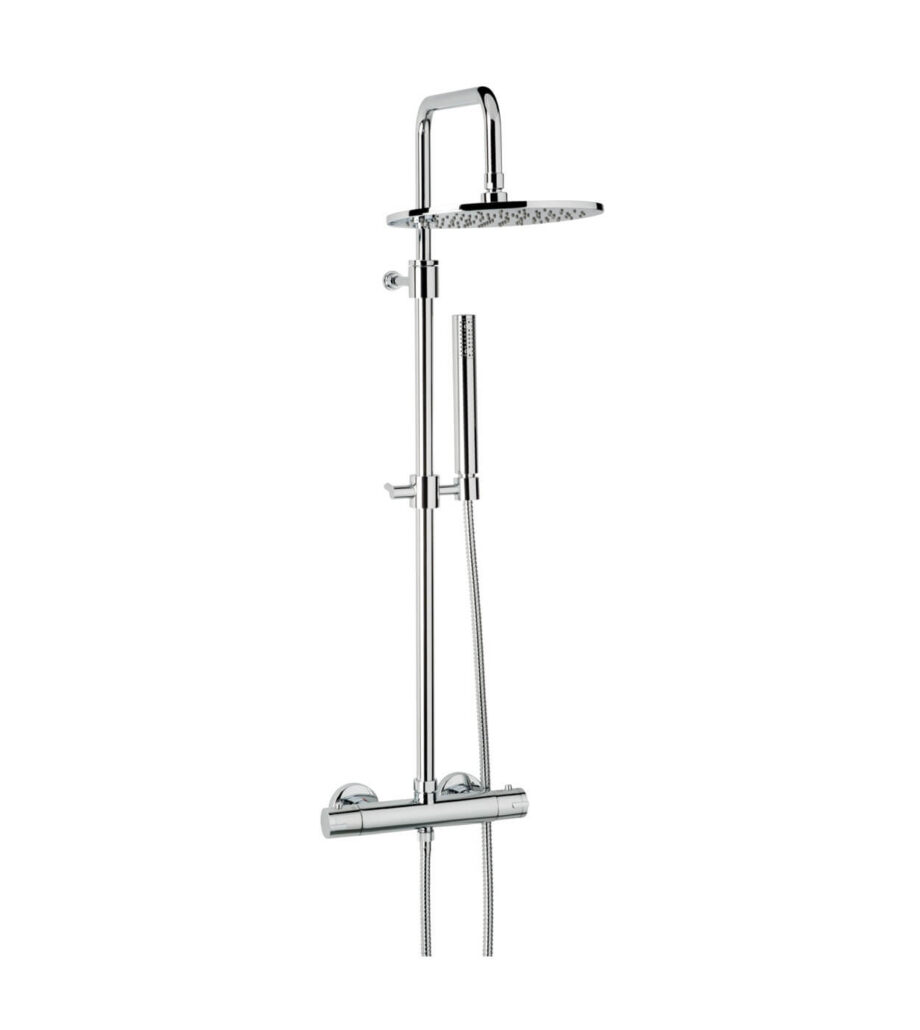 Shower column with thermostatic mixer Emmevi Piper 4530784, chrome Shower column with thermostatic mixer Emmevi Piper 4530784