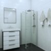 Shower corner (room divider) with a folding door EXPRESS 811X813