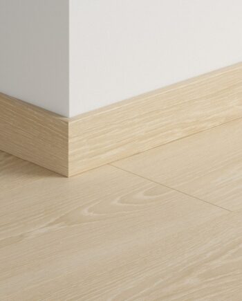 Skirting board Quick-Step Frosty Beige Oak for laminate, MDF, 12x58x2400 mm