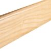 Skirting board veneered ash lacquered 20x58mm