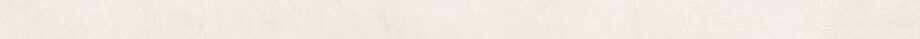 Solid colour porcelain listello ABK Alterego Milk, 5x120 cm, 8.5 mm, matt