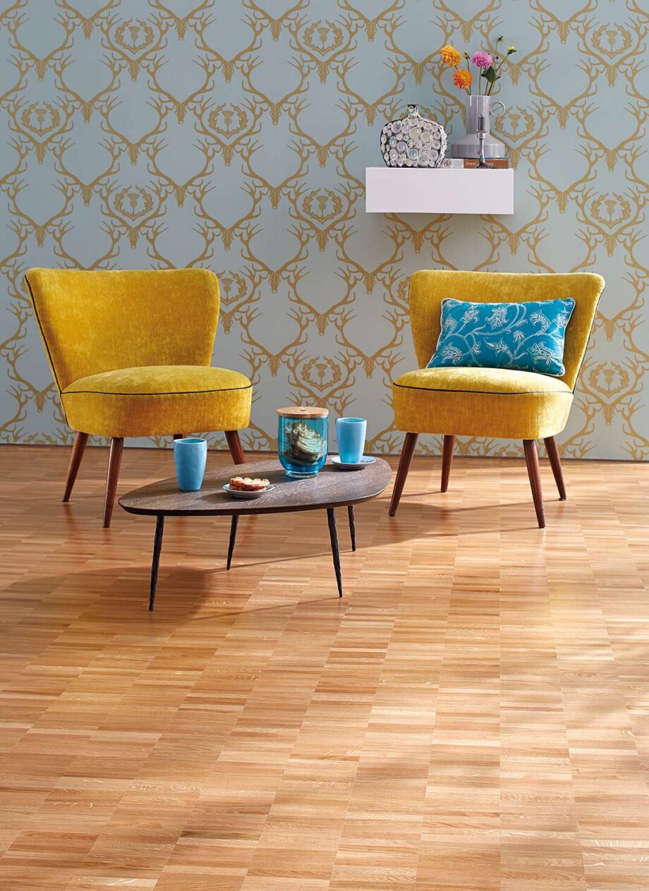 Solid Oak Parquet Bauwerk Prepark Comfort Nature 14 lacquered parallel pattern 10 mm – interior 2 Solid Oak Parquet Bauwerk Prepark Comfort Nature 14 lacquered parallel pattern 10 mm – 3