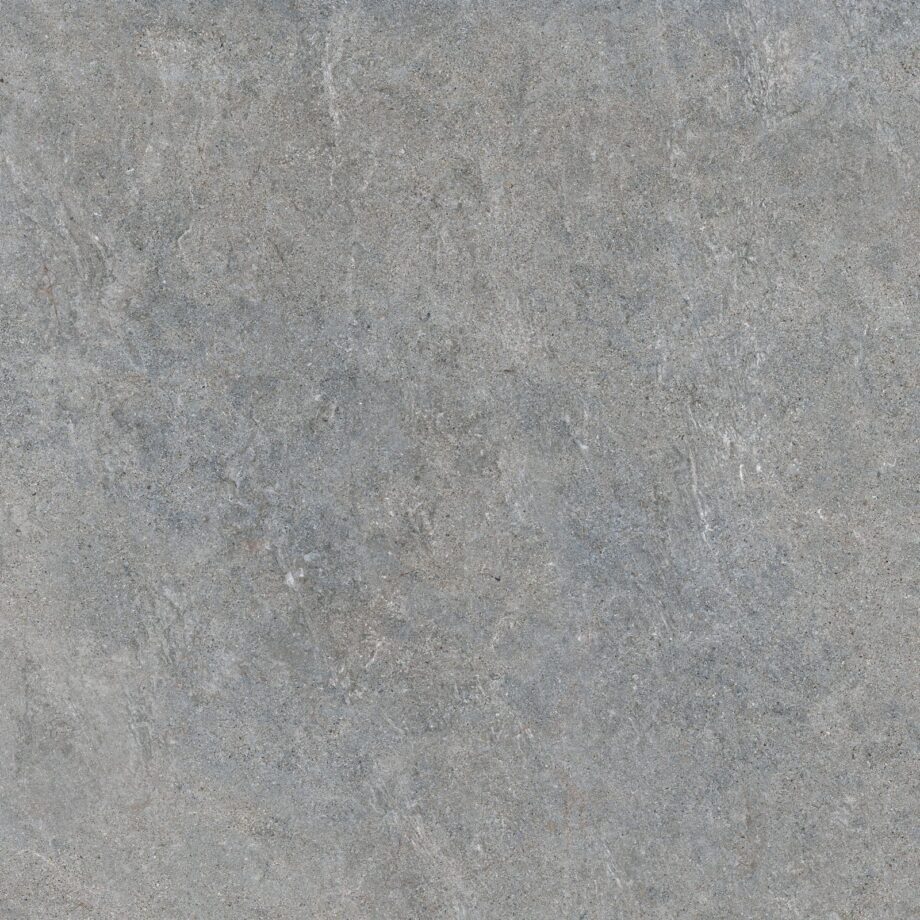 Stone-effect matt porcelain floor tile Tau Caribbean Silver, 60x60 cm, 9 mm, silver grey, rectified