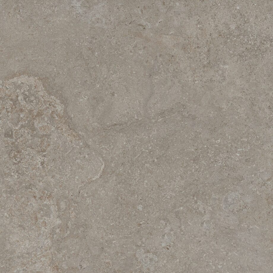 Stone-effect matt porcelain floor tile Tau Dorset Greige, 60x60 cm, 9 mm, greige, rectified
