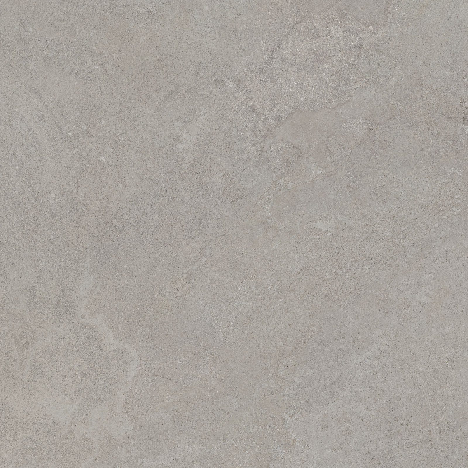 Stone-effect matt porcelain floor tile Tau Dorset Silver, 120x120 cm, 9 mm, silver grey, rectified