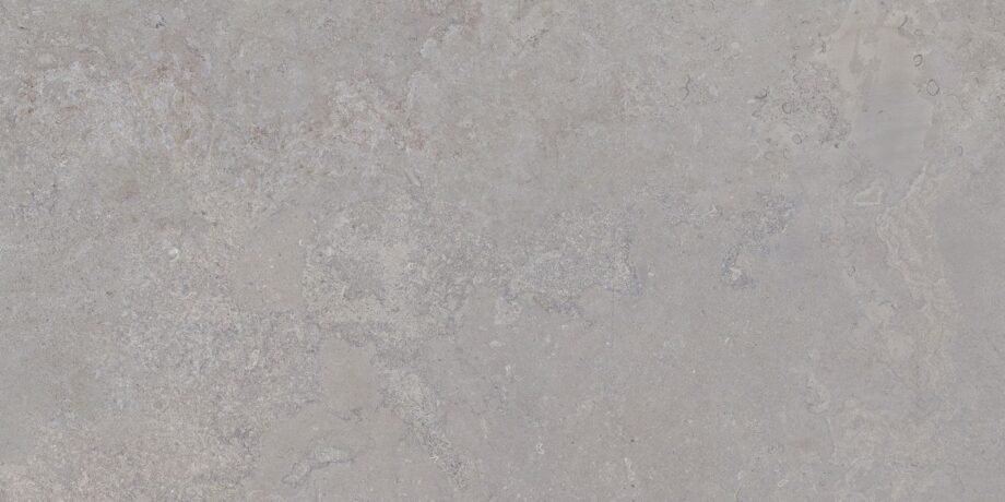 Stone-effect matt porcelain floor tile Tau Dorset Silver, 60x120 cm, silver grey, rectified