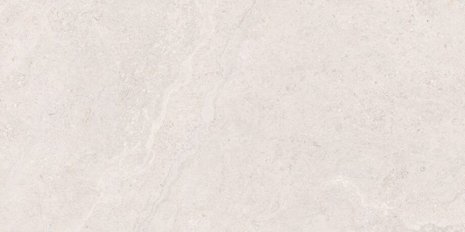 Stone-effect matt porcelain floor tile Tau Dorset White, 60x120 cm, white, rectified