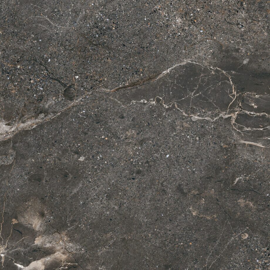 Stone-effect matt porcelain floor tile Tau Mainstone Graphite, 90×90 cm, graphite grey, R10, rectified Stone-effect matt porcelain floor tile Tau Mainstone Graphite, 90x90 cm, graphite grey, R10, rectified