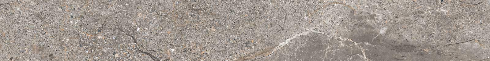 Stone-effect matt porcelain floor tile Tau Mainstone Gray, 15x120 cm, grey, rectified