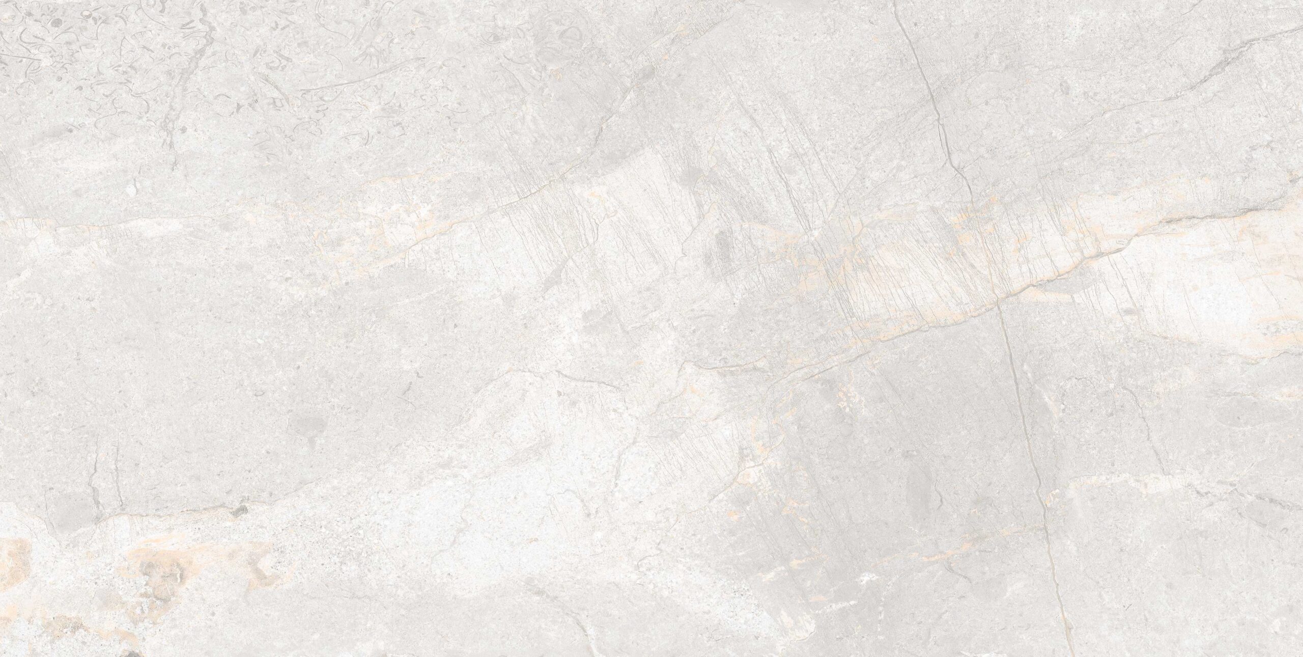 Stone-effect matt porcelain floor tile Tau Mainstone Silver, 60x120 cm, 10.5 mm, silver grey, R10, rectified