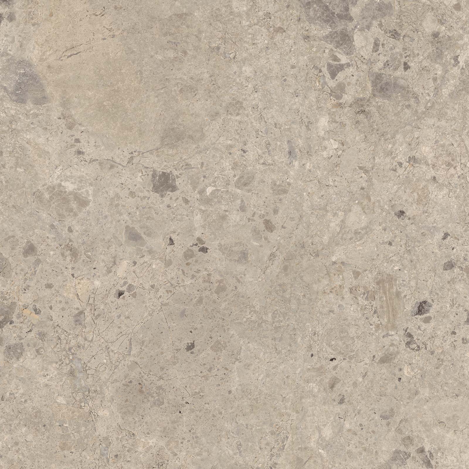 Stone-effect matt porcelain floor tile Tau Qatar Sand, 60x60 cm, 9 mm, sand beige, rectified