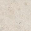 Stone-effect matt porcelain floor tile Tau Qatar White, 100x100 cm, white, rectified