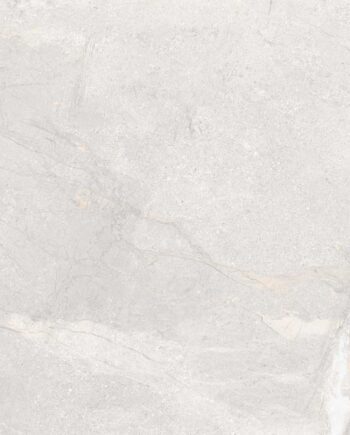 Stone-effect polished porcelain floor tile Tau Mainstone Silver Pol, 120x120 cm, 9 mm, silver grey, rectified