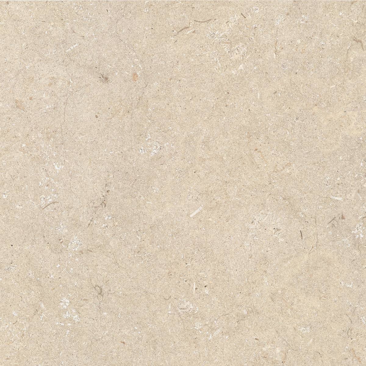 Stone effect porcelain floor tile ABK Poetry Stone Trani Beige, 60x60 cm, 8.5 mm, natural matt, slip-resistant R10