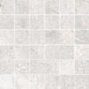 Stone-effect porcelain mosaic tile Tau Mainstone Silver 5×5 Pol, 30×30 cm, silver grey Stone-effect porcelain mosaic tile Tau Mainstone Silver 5x5 Pol, 30x30 cm, silver grey