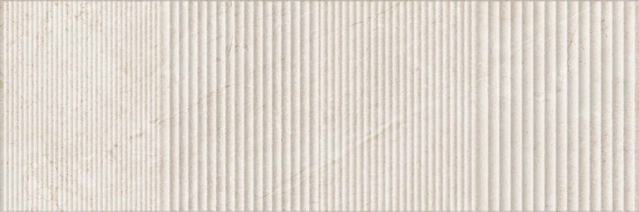 Stone-effect relief ceramic wall tile Tau Lithos Wall Relief Linen, 30×90 cm, 8.7 mm, linen beige, rectified Stone-effect relief ceramic wall tile Tau Lithos Wall Relief Linen, 30x90 cm, 8.7 mm, linen beige, rectified
