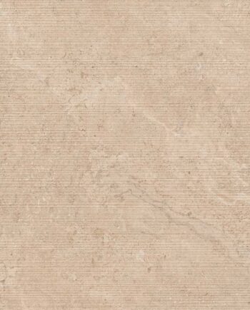 Stone-effect relief porcelain wall tile Tau Dorset Sand Relief, 60x120 cm, sand beige, rectified