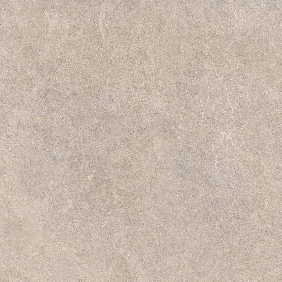 Stone-effect semi-polished porcelain floor tile Tau Caribbean Light Beige SP, 60x60 cm, 9 mm, light beige, rectified