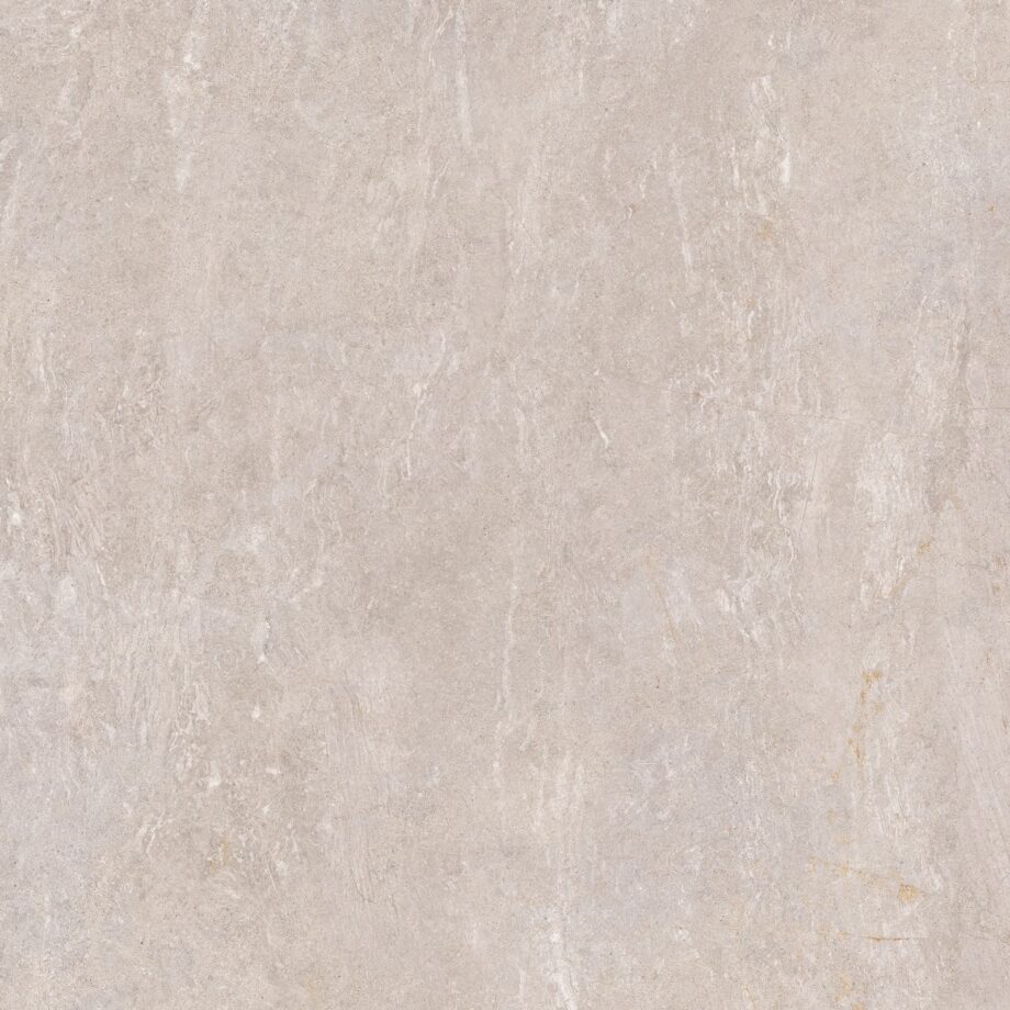 Stone-effect semi-polished porcelain floor tile Tau Caribbean White SP, 120×120 cm, 9 mm, white, rectified Stone-effect semi-polished porcelain floor tile Tau Caribbean White SP, 120x120 cm, 9 mm, white, rectified