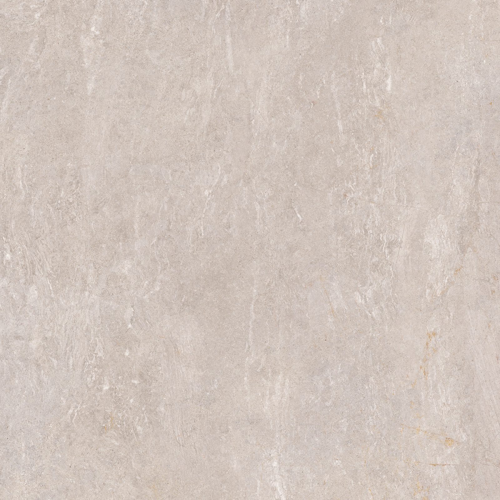 Stone-effect semi-polished porcelain floor tile Tau Caribbean White SP, 120x120 cm, 9 mm, white, rectified