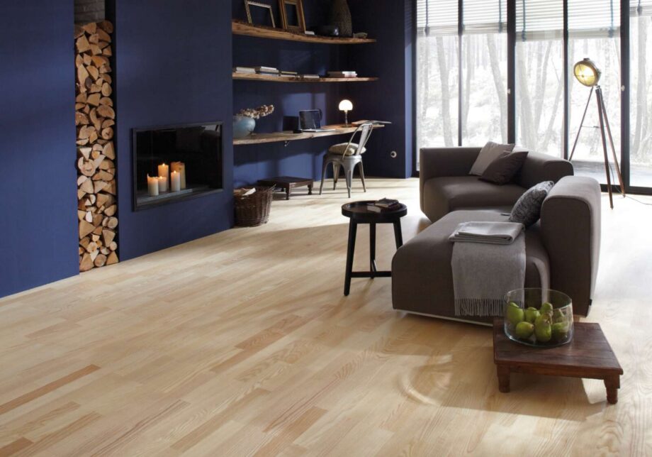 Strip Parquet Flooring Bauwerk Monopark Ash 15 matt lacquered sanded – interior Strip Parquet Flooring Bauwerk Monopark Ash 15 matt lacquered sanded – 2