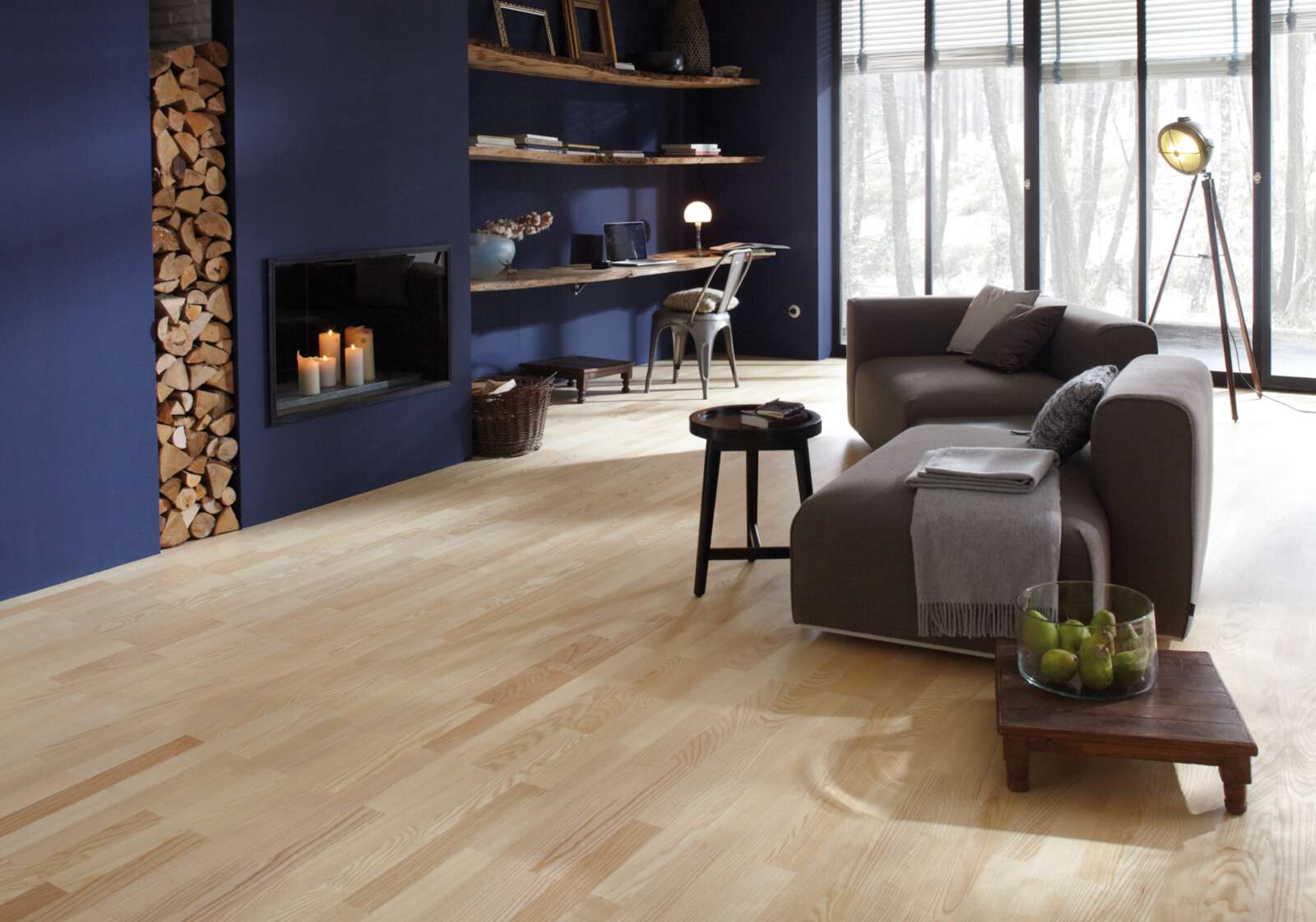 Strip Parquet Flooring Bauwerk Monopark Ash 15 matt lacquered sanded – 2