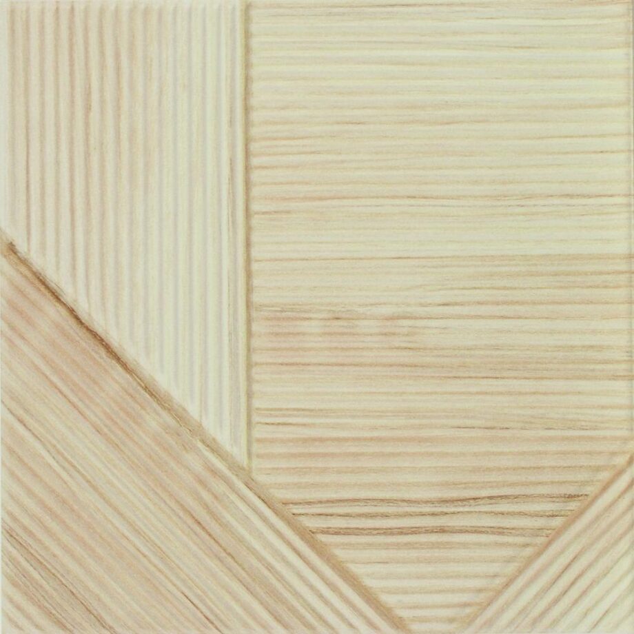 Striped 3D relief ceramic wall tile Dune Stripes Mix Bamboo, 25×25 cm, 10 mm, bamboo Striped 3D relief ceramic wall tile Dune Stripes Mix Bamboo, 25x25 cm, 10 mm, bamboo