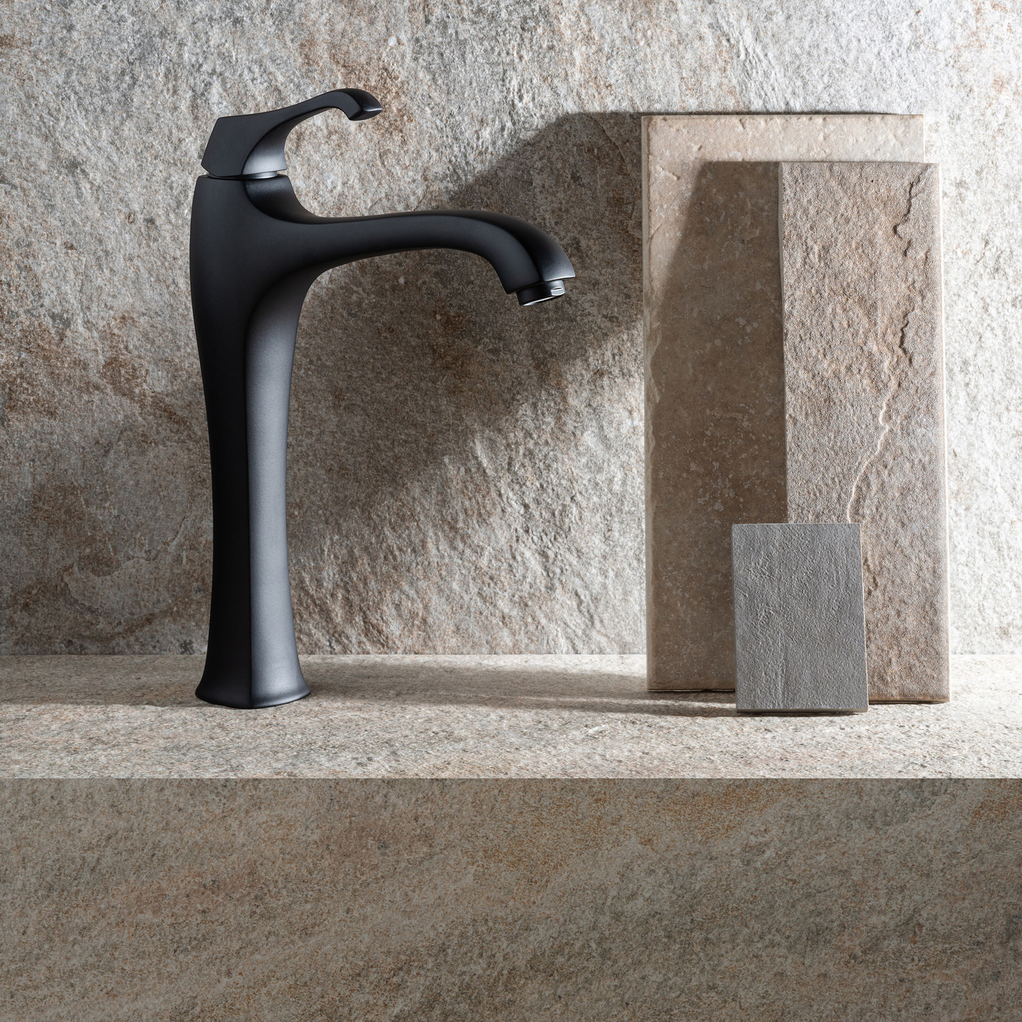 Tall basin mixer Emmevi Ares 76006 with click-clack waste – 5