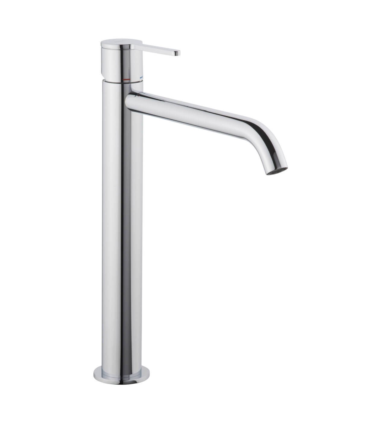 Tall basin mixer Emmevi Filobrass 85003BIG with click-clack waste
