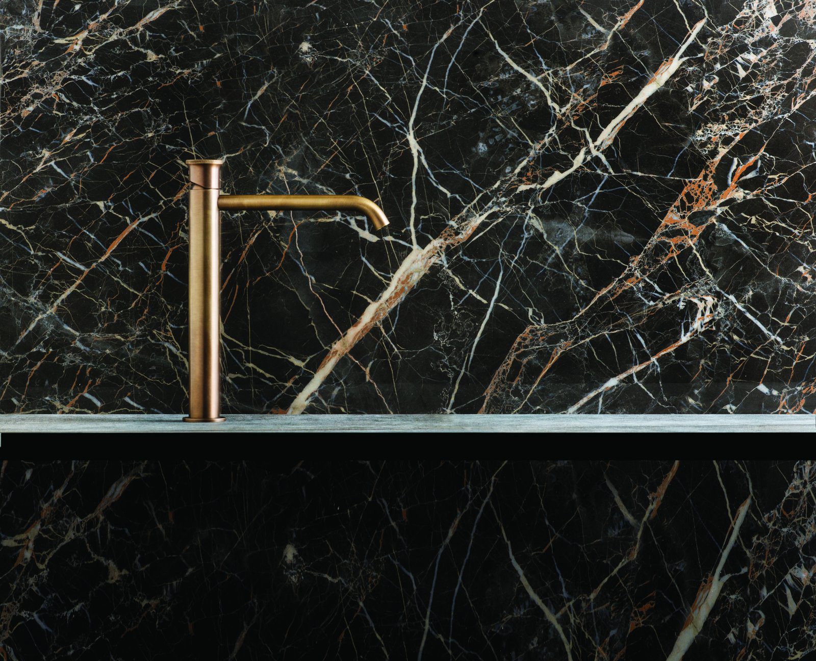 Tall basin mixer Emmevi Filobrass 85003BIG with click-clack waste – 9