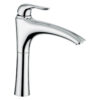 Tall basin mixer Emmevi Neco 91006 with click-clack waste, chrome Tall basin mixer Emmevi Neco 91006 with click-clack waste
