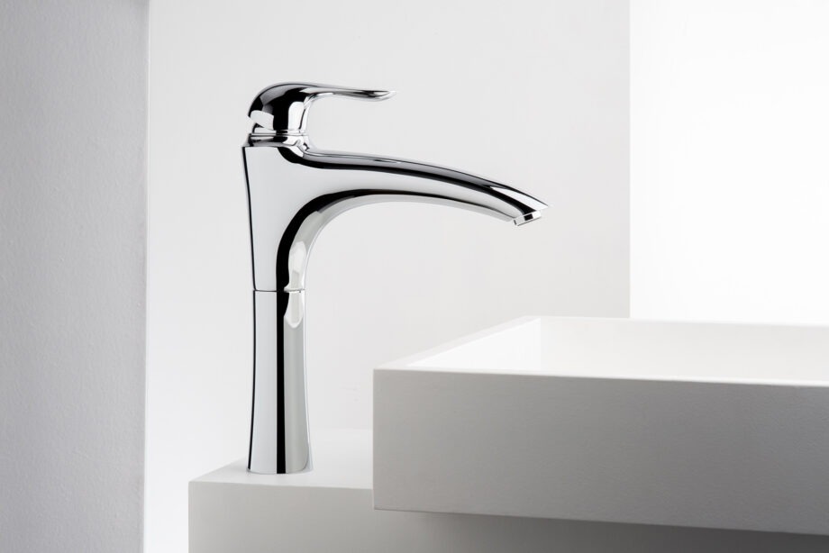 Tall basin mixer Emmevi Neco 91006 with click-clack waste, chrome Tall basin mixer Emmevi Neco 91006 with click-clack waste – 2
