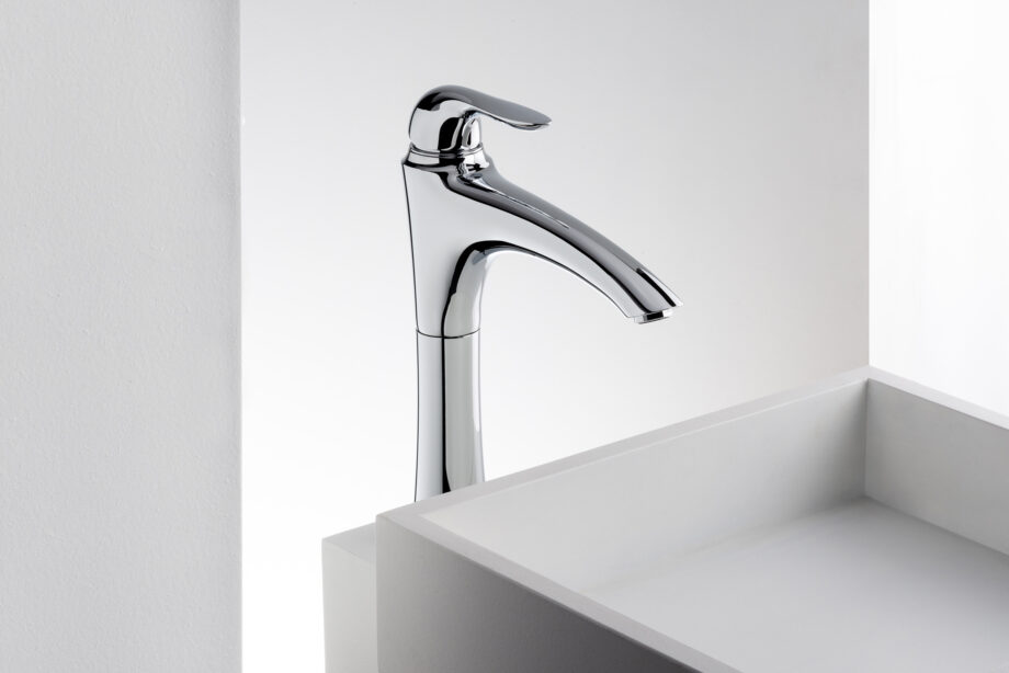 Tall basin mixer Emmevi Neco 91006 with click-clack waste, chrome Tall basin mixer Emmevi Neco 91006 with click-clack waste – 4