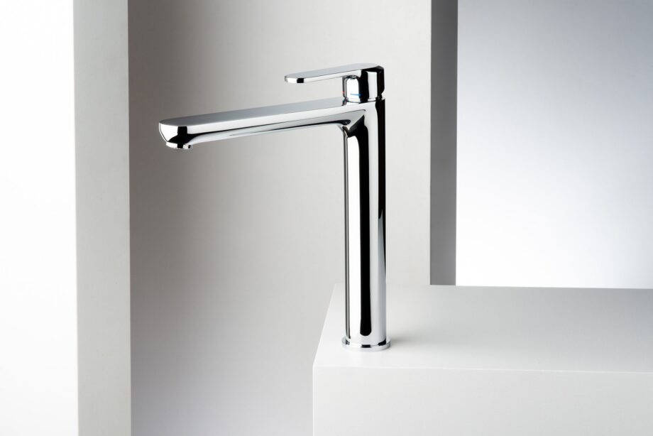 Tall basin mixer Emmevi Nefer 77003BIG with click-clack waste – 2