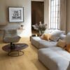 Tammeparkett Quick-Step Amato Pure Oak eriti matt lakk, veekindel 145mm Tammeparkett Quick-Step Amato Pure Oak eriti matt lakk, veekindel 145mm
