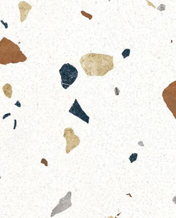 Terrazzo-effect matt porcelain floor tile GPT1031 Mix, 60x60 cm, 8 mm, multicolour, R10