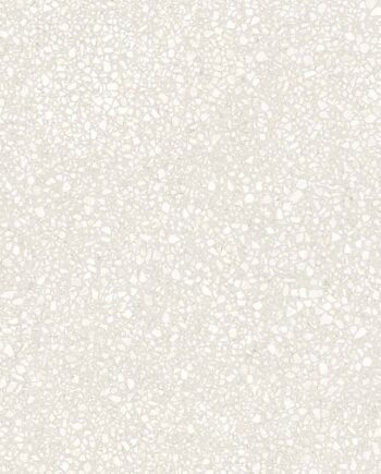 Terrazzo effect matt porcelain floor tile Tau Portobello White, 60x120 cm, white, R10, rectified