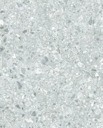 Terrazzo-effect matt porcelain floor tile Terrazzo White, 60x60 cm, 8.8 mm, white