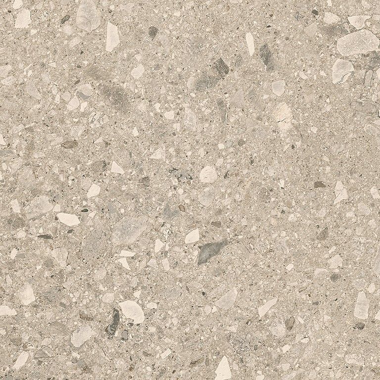 Terrazzo effect outdoor porcelain tile Terrazzo Stone Mocca, 59.3x59.3 cm, 20 mm, matt, slip-resistant R11